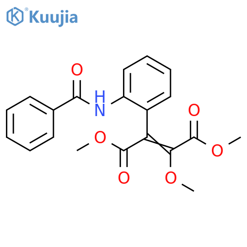 2-Butenedioic acid, 2-[2-(benzoylamino)phenyl]-3-methoxy-, 1,4-dimethyl ester structure