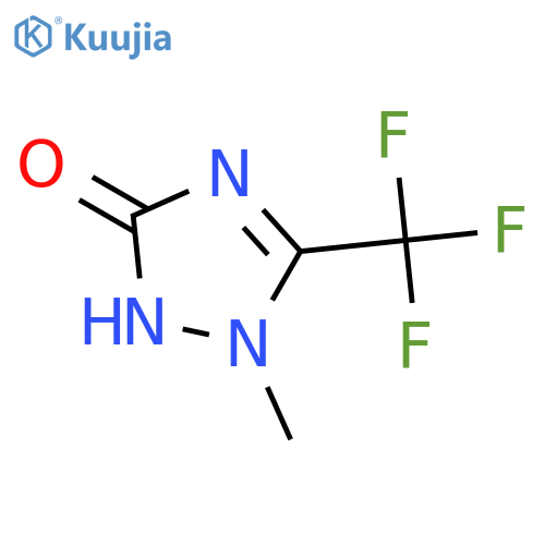 3H-1,2,4-TRIAZOL-3-ONE, 1,2-DIHYDRO-1-METHYL-5-(TRIFLUOROMETHYL)- structure