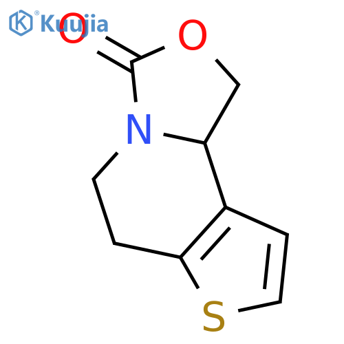 3H-Oxazolo[3,4-a]thieno[3,2-c]pyridin-3-one, 1,5,6,9b-tetrahydro- structure