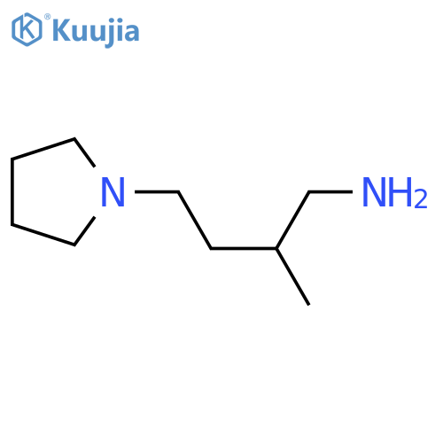 1-Pyrrolidinebutanamine, β-methyl- structure