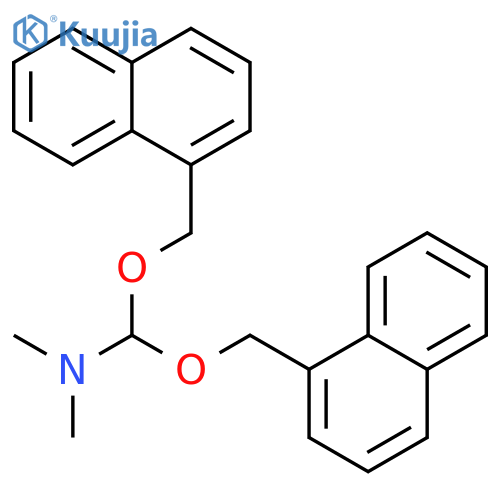 Methanamine, N,N-dimethyl-1,1-bis(1-naphthalenylmethoxy)- structure