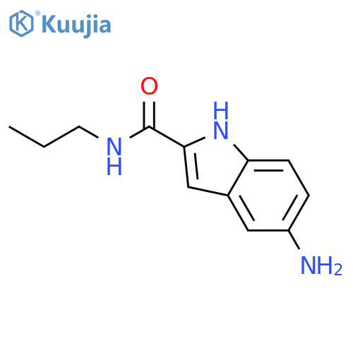 1H-Indole-2-carboxamide, 5-amino-N-propyl- structure