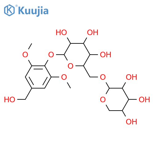 5-(Hydroxymethyl)-1,2,3-benzenetriol; 1,3-Di-Me ether, 2-O-[β-D-xylopyranosyl-(1→6)-β-D-glucopyranoside] structure