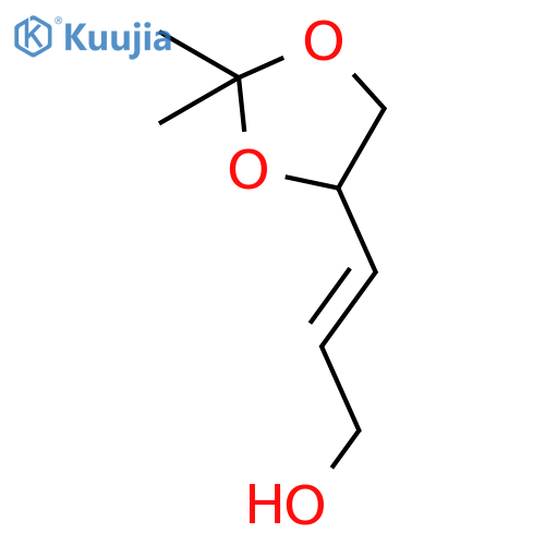 3-(2,2-dimethyl-1,3-dioxolan-4-yl)prop-2-en-1-ol structure