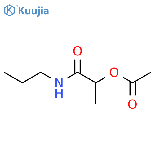 Propanamide, 2-(acetyloxy)-N-propyl-, (S)- structure