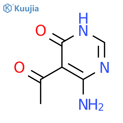 4(3H)-Pyrimidinone,5-acetyl-6-amino- structure