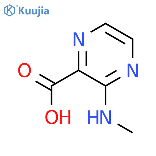 2-Pyrazinecarboxylicacid, 3-(methylamino)- structure