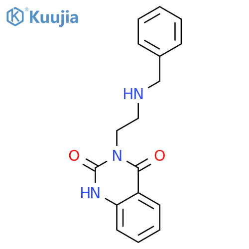 3-(2-(Benzylamino)ethyl)quinazoline-2,4(1H,3H)-dione structure