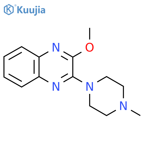 2-methoxy-3-(4-methylpiperazin-1-yl)quinoxaline structure