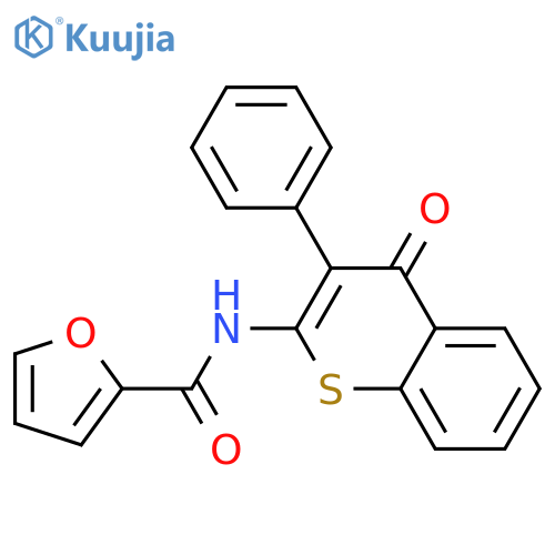 N-(4-oxo-3-phenyl-4H-thiochromen-2-yl)furan-2-carboxamide structure