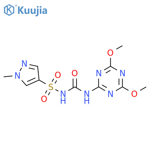 1H-Pyrazole-4-sulfonamide,N-[[(4,6-dimethoxy-1,3,5-triazin-2-yl)amino]carbonyl]-1-methyl- structure