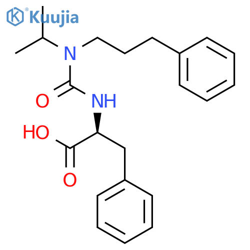 L-PHENYLALANINE, N-[[(1-METHYLETHYL)(3-PHENYLPROPYL)AMINO]CARBONYL]- structure