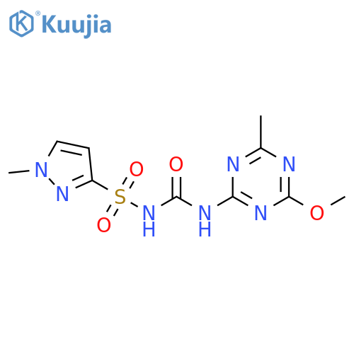 1H-Pyrazole-3-sulfonamide, N-[[(4-methoxy-6-methyl-1,3,5-triazin-2-yl)amino]carbonyl]-1-methyl- structure