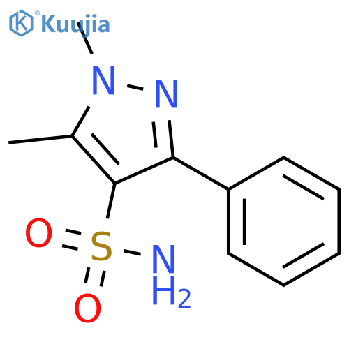 1H-Pyrazole-4-sulfonamide, 1,5-dimethyl-3-phenyl- structure