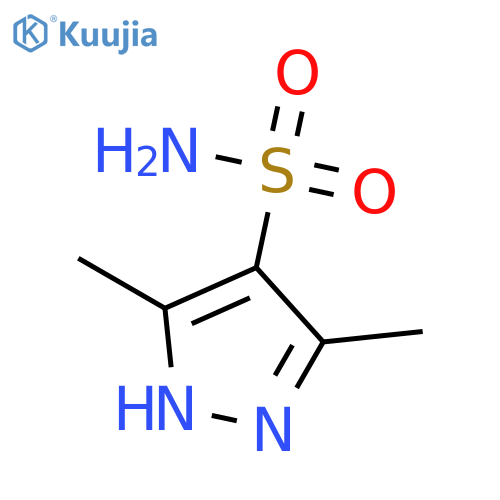 3,5-dimethyl-1H-pyrazole-4-sulfonamide structure