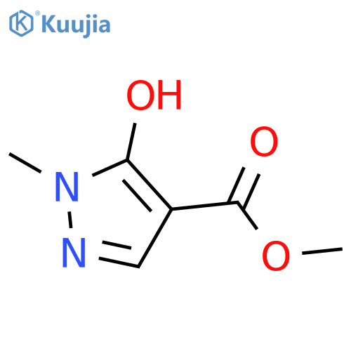 5-hydroxy-1-methyl-1H-Pyrazole-4-carboxylic acid methyl ester structure