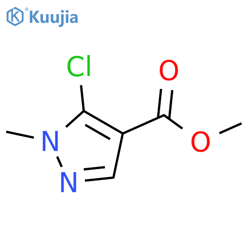 methyl 5-chloro-1-methyl-1H-pyrazole-4-carboxylate structure