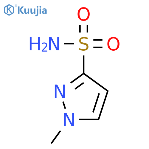 1-methyl-1H-Pyrazole-3-sulfonamide structure