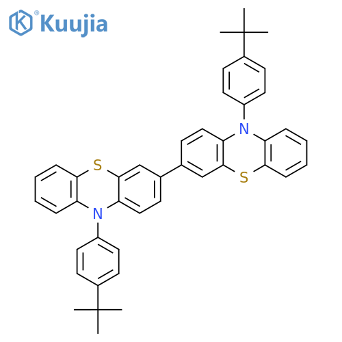 3,3'-BI-10H-PHENOTHIAZINE, 10,10'-BIS[4-(1,1-DIMETHYLETHYL)PHENYL]- structure