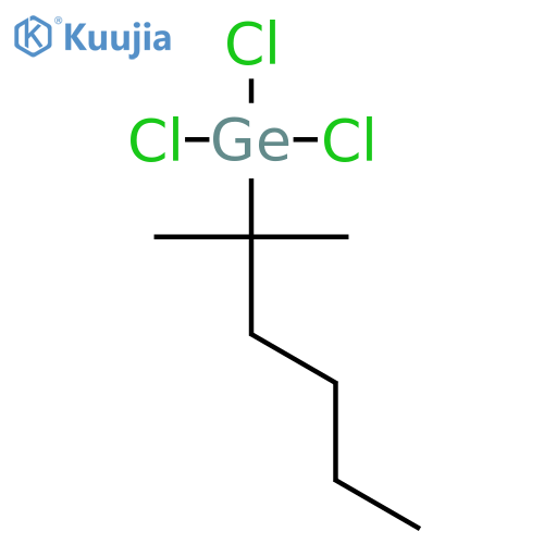 GERMANE, TRICHLORO(1,1-DIMETHYLPENTYL)- structure
