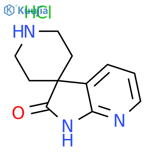 spiro[piperidine-4,3'-pyrrolo[2,3-b]pyridin]-2'(1'H)-one dihydrochloride structure