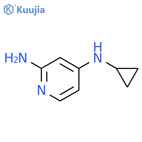 N4-cyclopropyl-2,4-Pyridinediamine structure