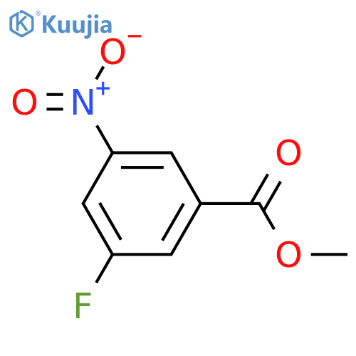 Methyl 3-fluoro-5-nitrobenzoate structure