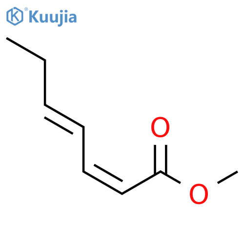 2,4-Heptadienoic acid, methyl ester, (Z,E)- structure