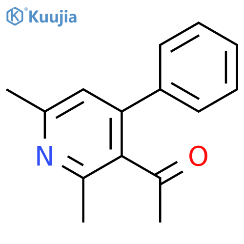 ETHANONE, 1-(2,6-DIMETHYL-4-PHENYL-3-PYRIDINYL)- structure