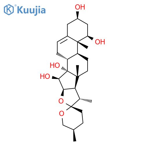 Spirost-5-ene-1,3,14,15-tetrol, (1b,3b,15b,25R)- structure
