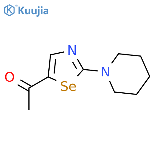 ETHANONE, 1-[2-(1-PIPERIDINYL)-5-SELENAZOLYL]- structure