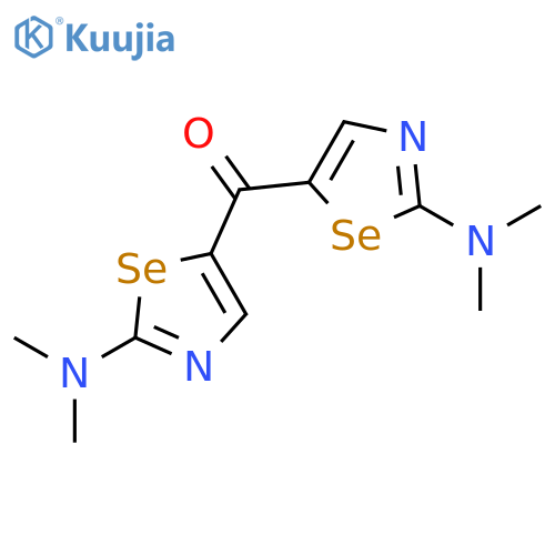 METHANONE, BIS[2-(DIMETHYLAMINO)-5-SELENAZOLYL]- structure