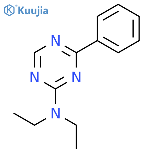 1,3,5-TRIAZIN-2-AMINE, N,N-DIETHYL-4-PHENYL- structure