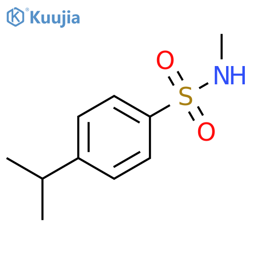 N-methyl-4-(propan-2-yl)benzene-1-sulfonamide structure