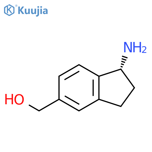 1H-INDENE-5-METHANOL, 1-AMINO-2,3-DIHYDRO-, (1R)- structure