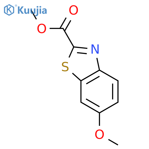 methyl 6-methoxy-1,3-benzothiazole-2-carboxylate structure