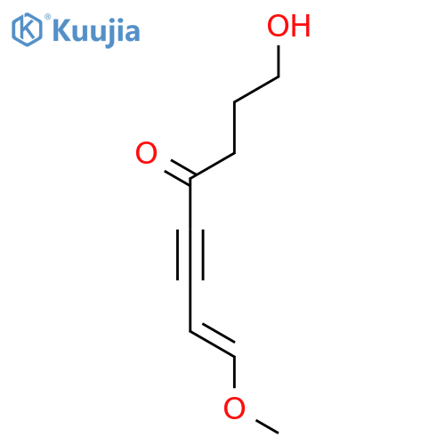 7-Octen-5-yn-4-one, 1-hydroxy-8-methoxy- structure