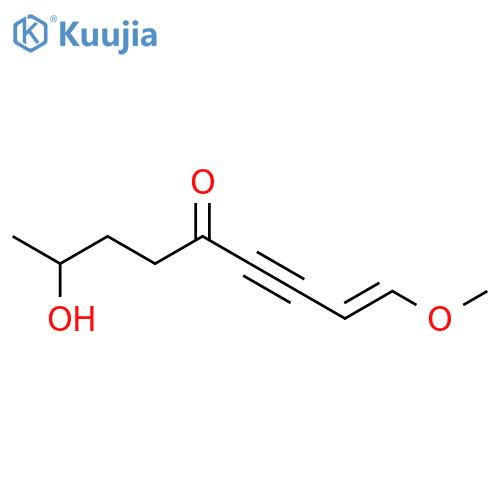 1-Nonen-3-yn-5-one, 8-hydroxy-1-methoxy- structure