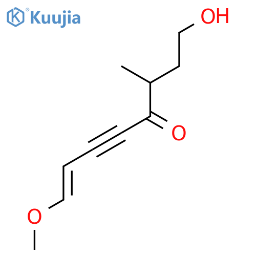 7-Octen-5-yn-4-one, 1-hydroxy-8-methoxy-3-methyl- structure