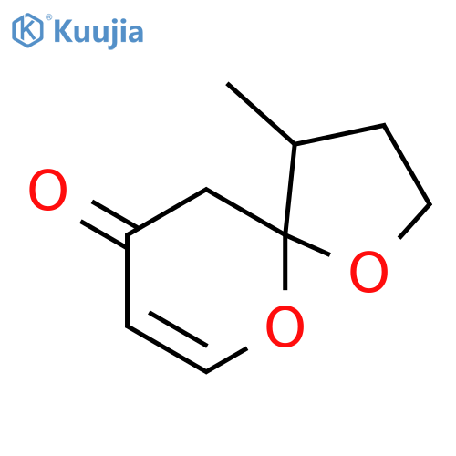 1,6-Dioxaspiro[4.5]dec-7-en-9-one, 4-methyl- structure