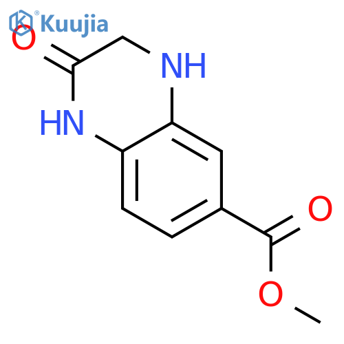 methyl 2-oxo-1,2,3,4-tetrahydroquinoxaline-6-carboxylate structure