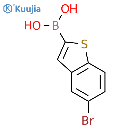 5-Bromobenzobthiophene-2-boronic acid structure
