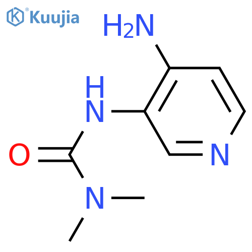 Urea,N'-(4-amino-3-pyridinyl)-N,N-dimethyl- structure
