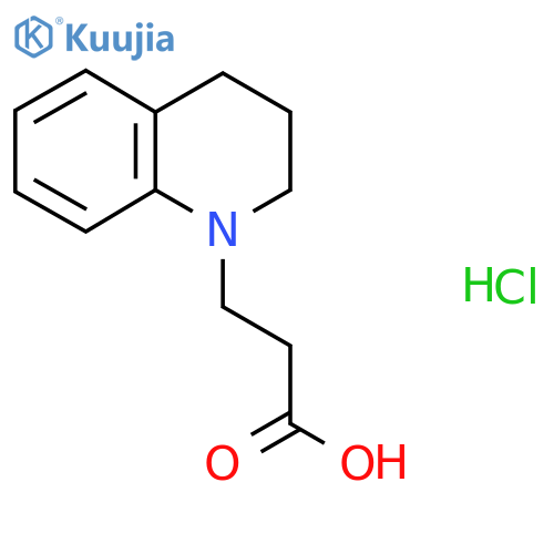 3-(3,4-Dihydro-2H-quinolin-1-yl)-propionicacidhydrochloride structure
