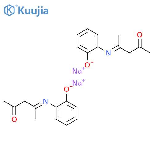 2-Pentanone, 4-[(2-hydroxyphenyl)imino]-, disodium salt structure