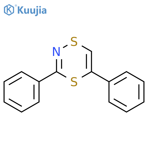 1,4,2-Dithiazine, 3,5-diphenyl- structure