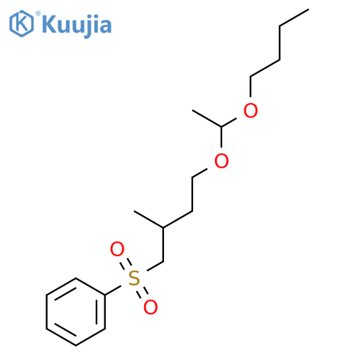 Benzene, [[4-(1-butoxyethoxy)-2-methylbutyl]sulfonyl]- structure