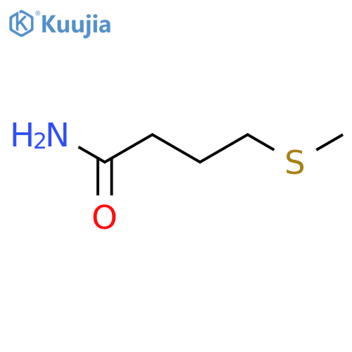 Butanamide,4-(methylthio)- structure