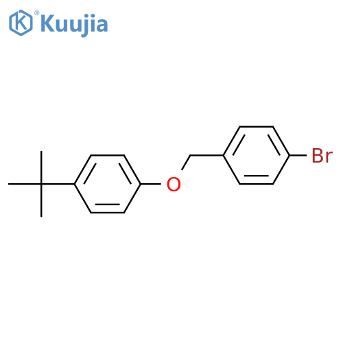 1-bromo-4-[(4-tert-butylphenoxy)methyl]benzene structure