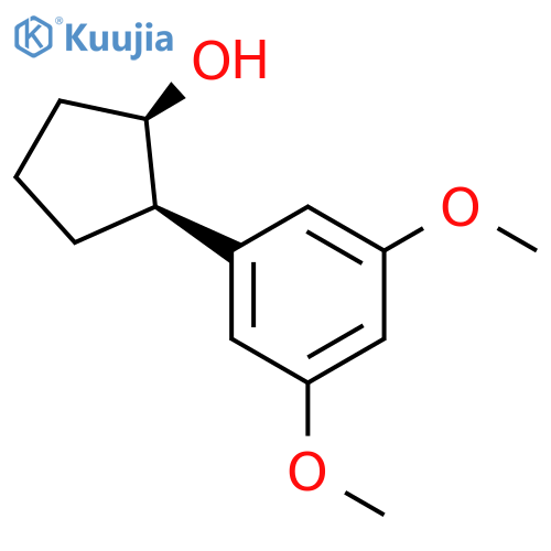 Cyclopentanol, 2-(3,5-dimethoxyphenyl)-, cis- structure